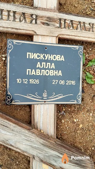 Пискунова Алла Павловна