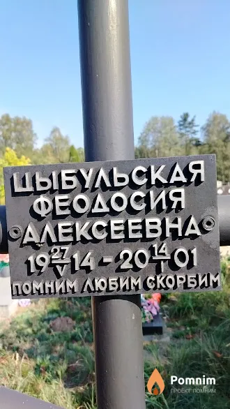Цыбульская Феодосия Алексеевна