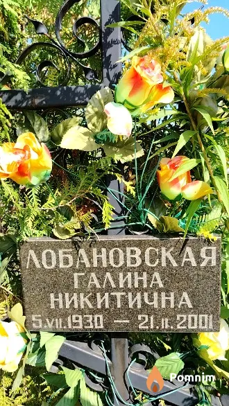 Лобановская Галина Никитична