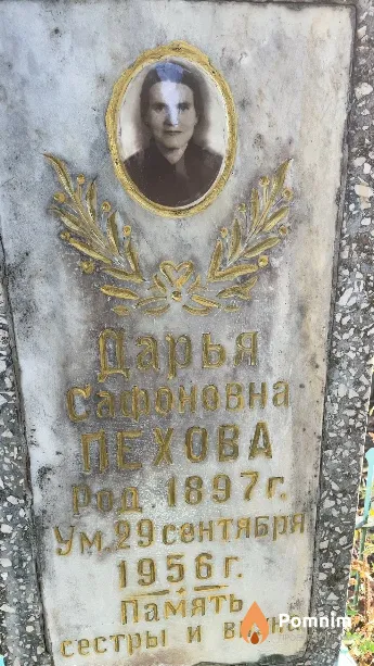 Пехова Дарья Сафоновна