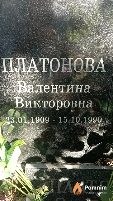 Платонова Валентина Викторовна