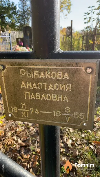 Рыбакова Анастасия Павловна