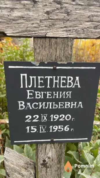 Плетнева Евгения Васильевна
