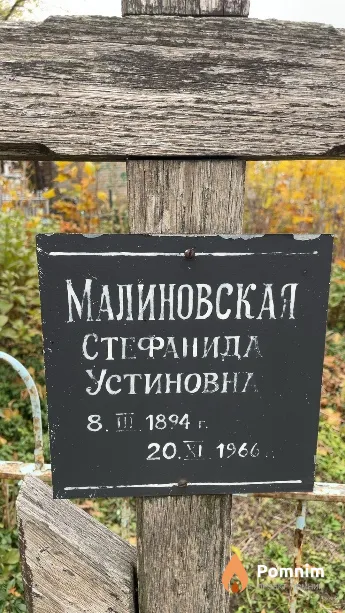 Малиновская Стефанида Устиновна
