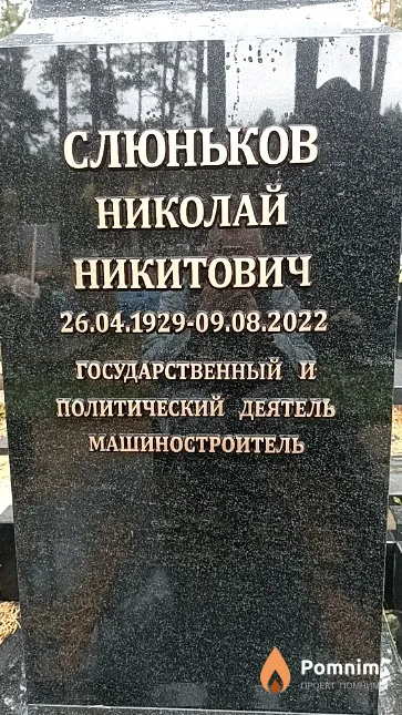 Слюньков Николай Никитович