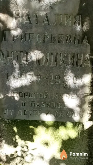 Андрюшкина Наталия Григорьевна