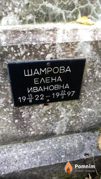 Шамрова Елена Ивановна