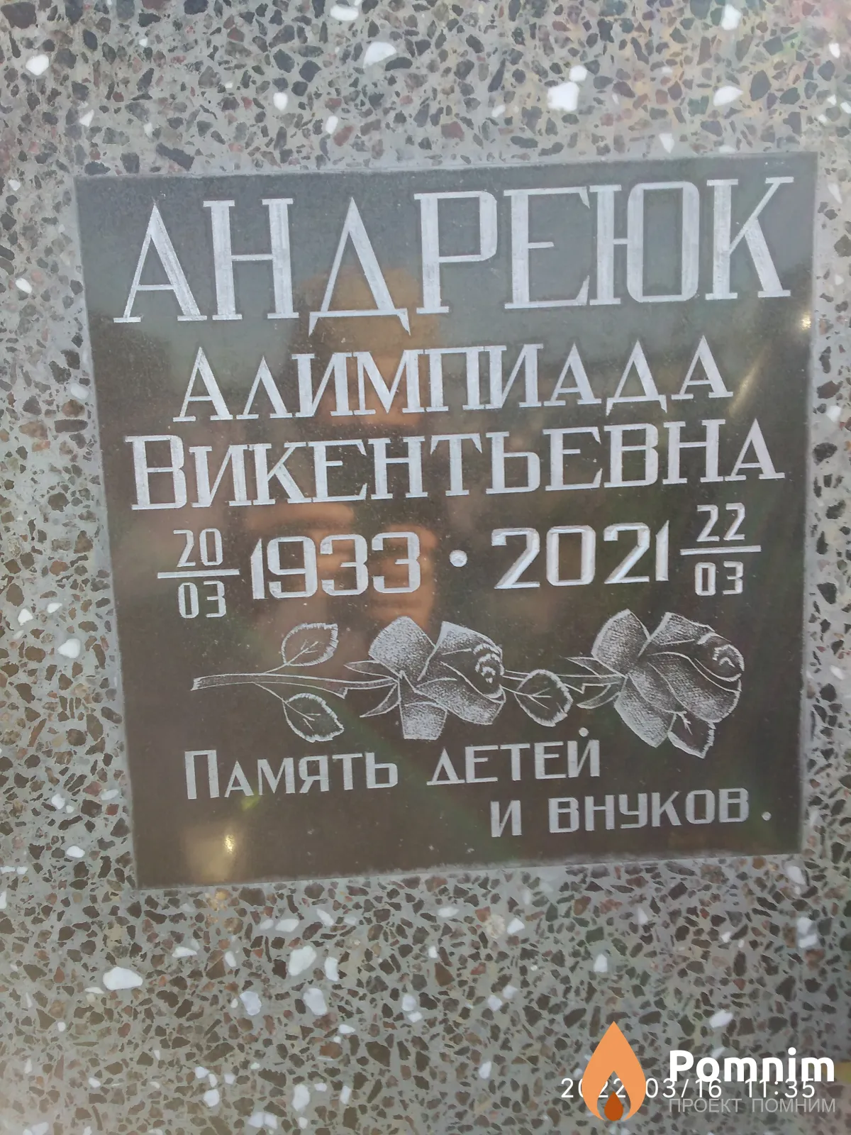 Андреюк Алимпиада Викентьевна