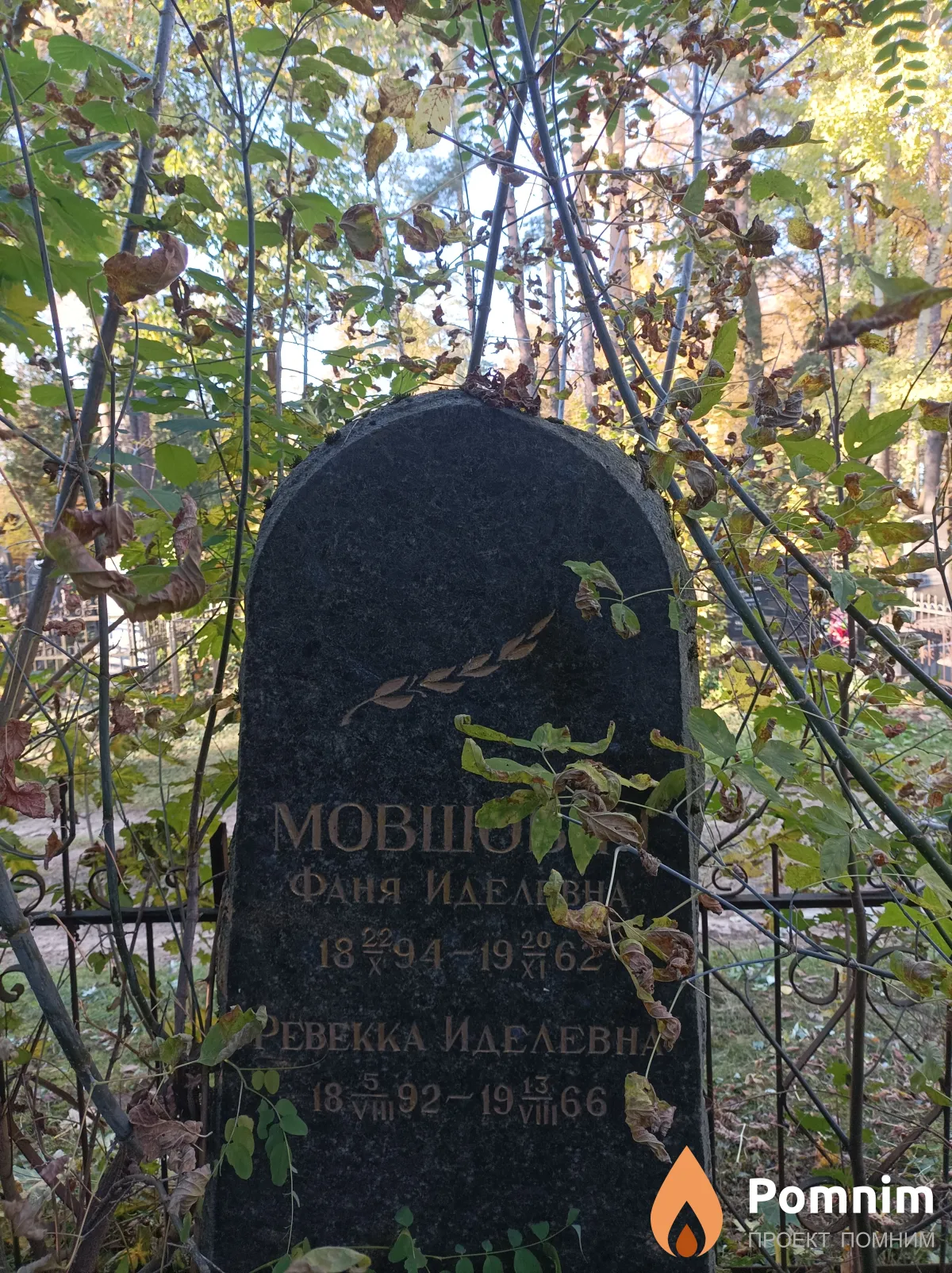 Мовшович Фаня Иделевна
