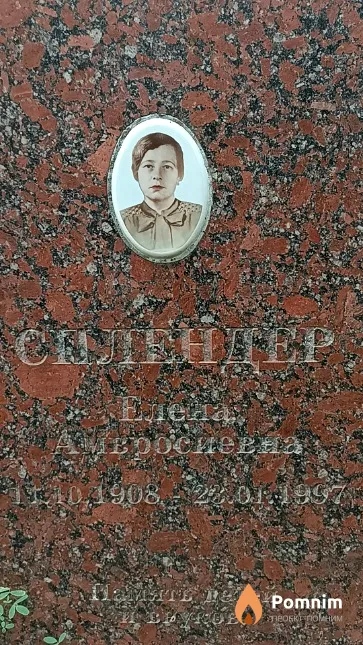 Сплендер Елена Амвросиевна