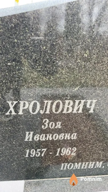 Хролович Зоя Ивановна