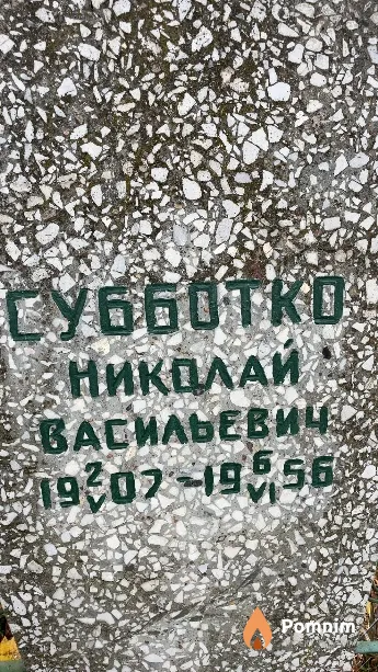 Субботко Николай Васильевич