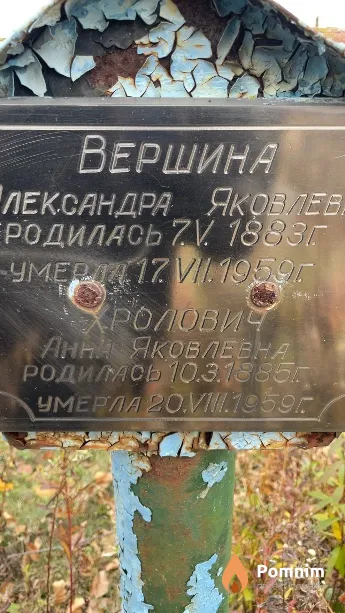 Хролович Анна Яковлевна