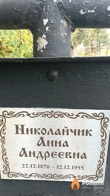 Николайчик Анна Андреевна