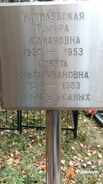 Субета Ольга Ивановна