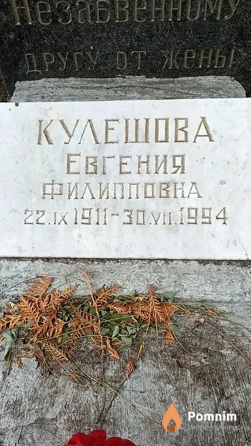 Кулешова Евгения Филипповна