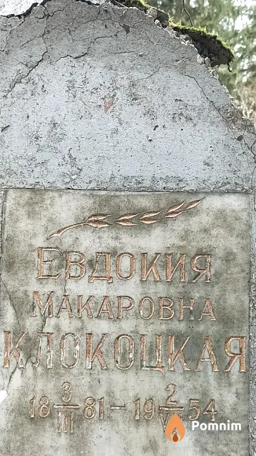 Клокоцкая Евдокия Макаровна