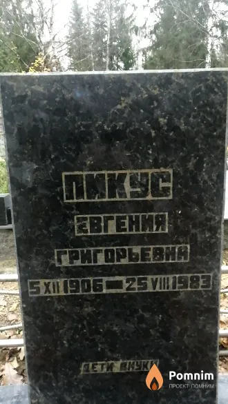 Пикус Евгения Григорьевна