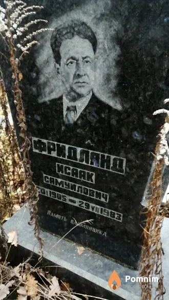 Фридлянд Исаак Самуилович