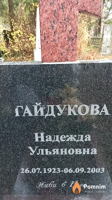 Гайдукова Надежда Ульяновна