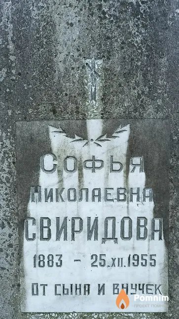 Свиридова Софья Николаевна