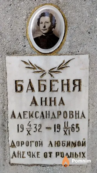 Бабеня Анна Александровна