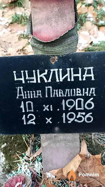 Чуклина Анна Павловна