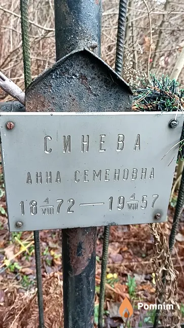 Синева Анна Семеновна