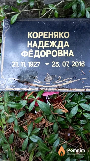 Кореняко Надежда Фёдоровна