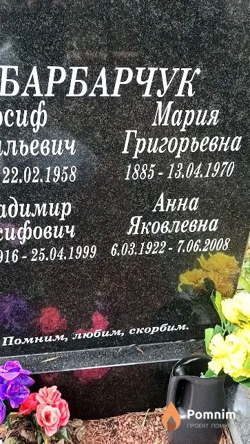 Барбарчук Мария Григорьевна