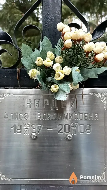 Кирдей Алиса Владимировна