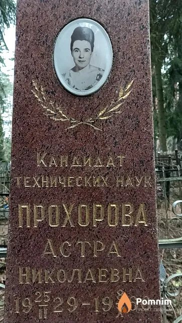 Прохорова Астра Николаевна