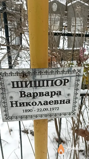 Шишпор Варвара Николаевна