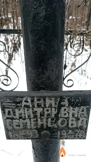 Семенцова Анна Дмитриевна