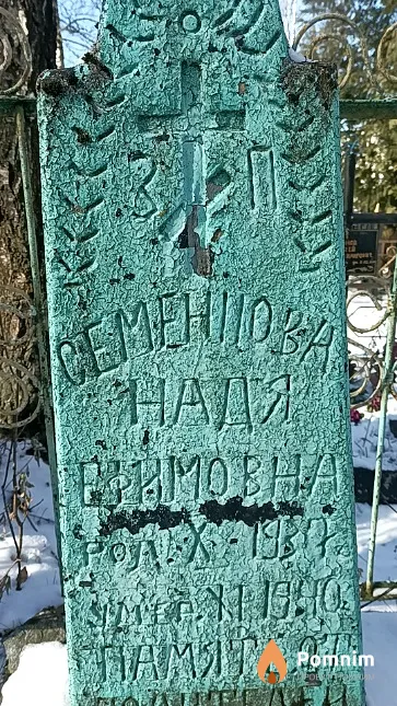 Семенцова Надежда Ефимовна