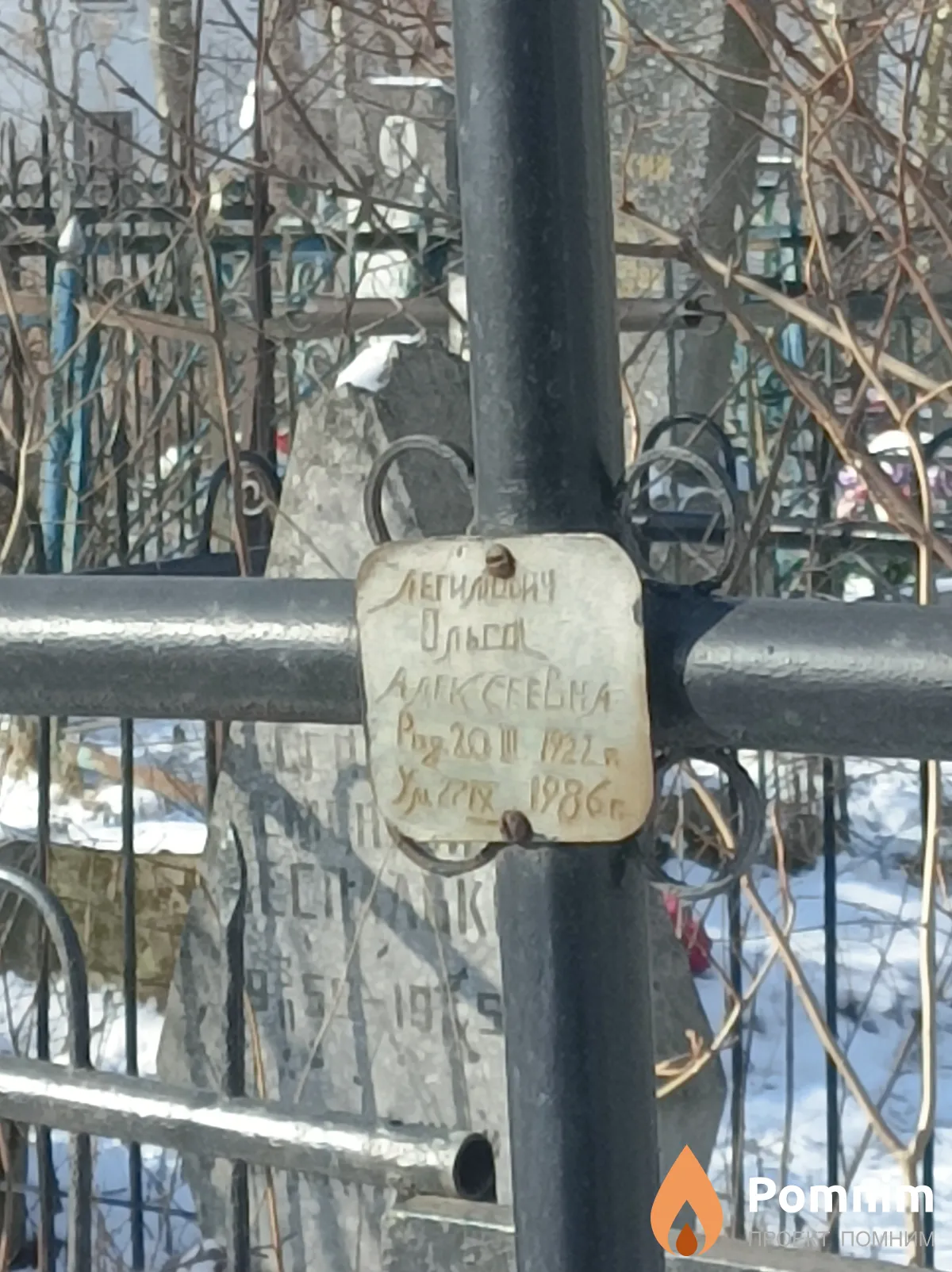 Легимович Ольга Алексеевна
