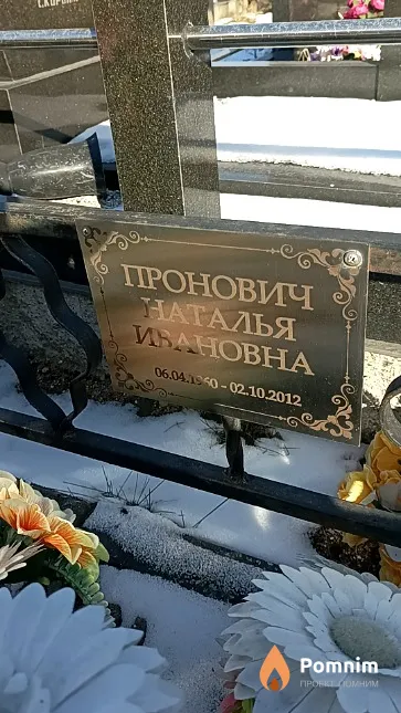Пронович Наталья Ивановна