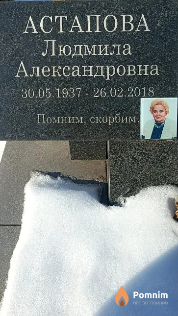 Астапова Людмила Александровна