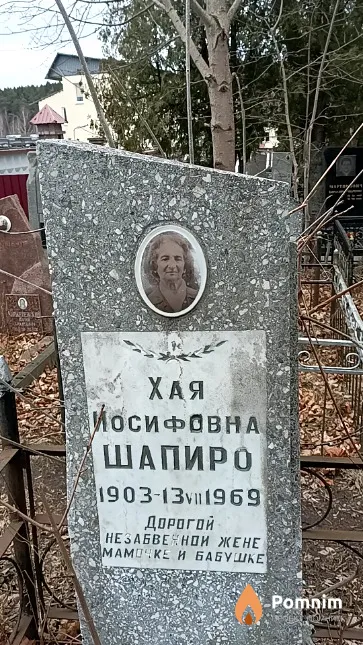 Шапиро Хая Иосифовна