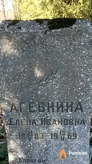 Агевнина Елена Ивановна