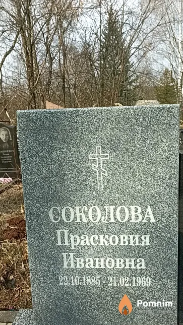 Соколова Прасковия Ивановна