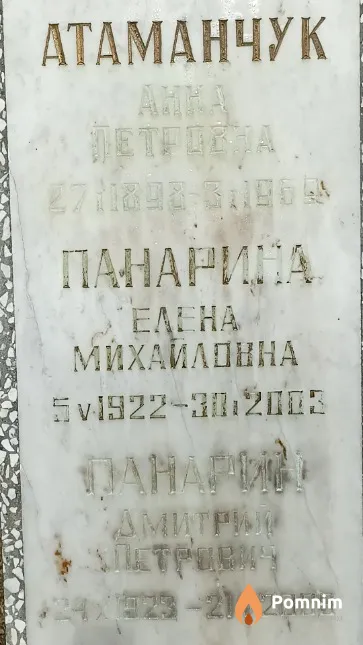 Панарина Елена Михайловна