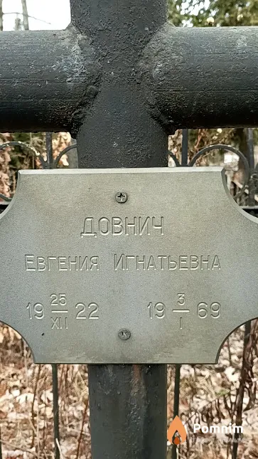 Довнич Евгения Игнатьевна