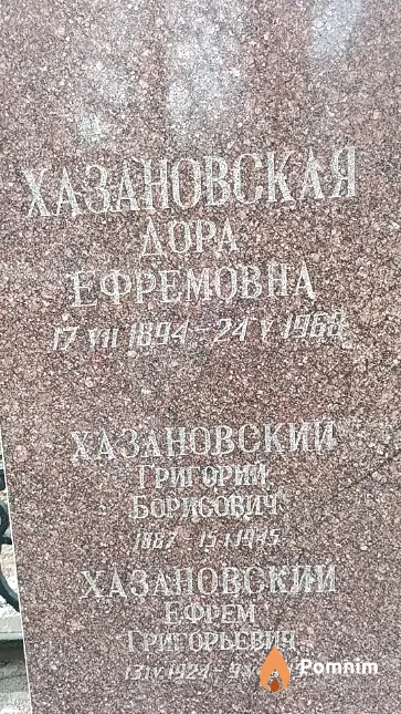 Хазановская Дора Ефремовна