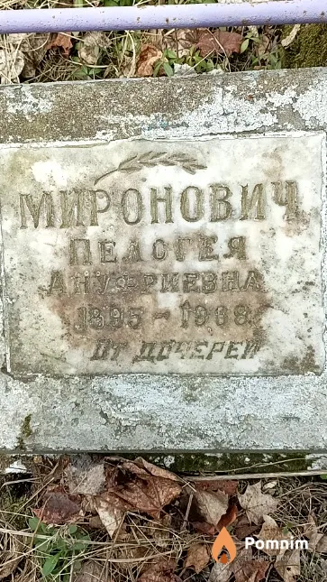 Миронович Пелогея Ануфриевна