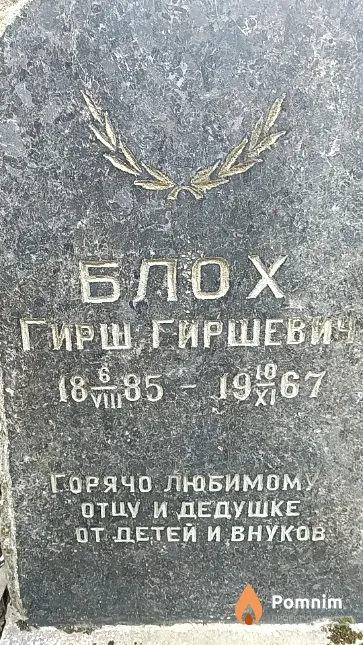 Блох Гирш Гиршевич