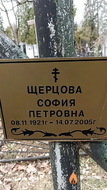 Щерцова София Петровна