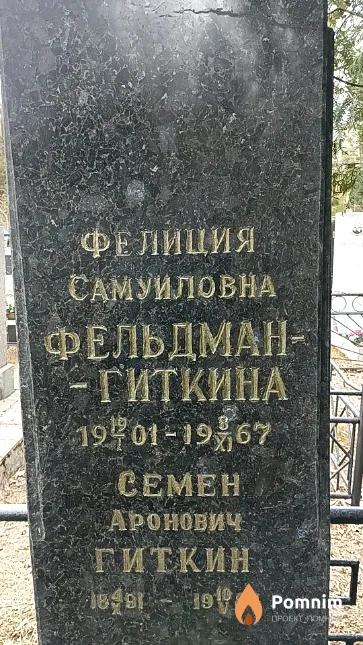 Фельдман-Гиткина Фелиция Самуиловна