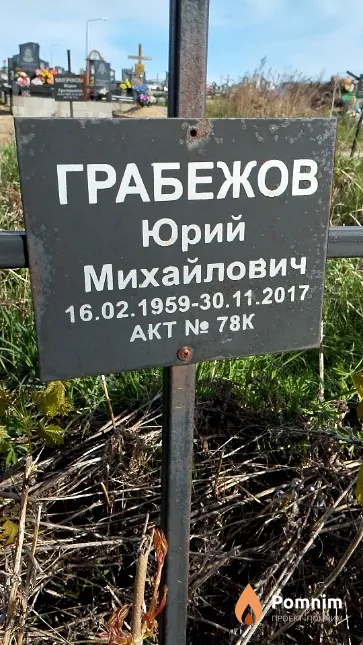 Грабежов Юрий Михайлович