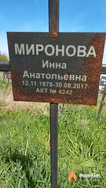 Миронова Инна Анатольевна